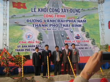Khởi công xây dựng đường vành đai phía Nam Thái Bình
