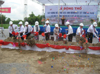 Lễ động thổ xây dựng Đền thờ liệt sỹ tỉnh Hà Nam