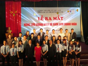 Lễ ra mắt Vườn ươm doanh nhân và Mạng lưới doanh nhân